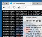Fraude Windows Malware Detected POP-UP