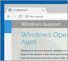 POP-UP da fraude Windows Operating System Alert