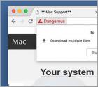 POP-UP da Fraude Mac iOS Security At Risk Error Code: HT201155 (Mac)