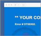 POP-UP Fraude Contact Apple Engineer (Error #DT00X02) (Mac)