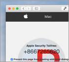POP-UP da Fraude Apple Support Alert (Mac)