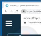 Anúncios Movies123