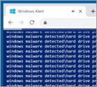 POP-UP da Fraude Windows Antivirus - Critical Alert