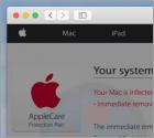 POP-UP da fraude Apple.com-scan-mac.live (Mac)