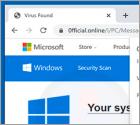 POP-UP da fraude E.tre456_worm_Windows