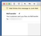 Vírus WeTransfer Email