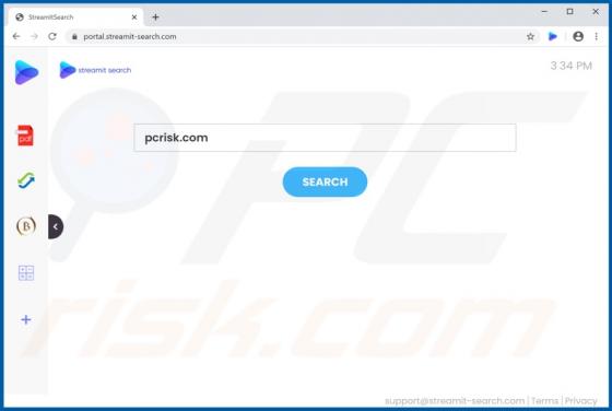 Sequestrador de Navegador StreamItSearch