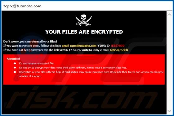 Ransomware Tcprx