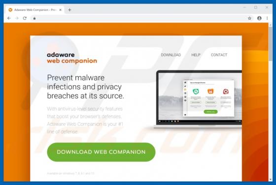 Aplicação Indesejada Web Companion