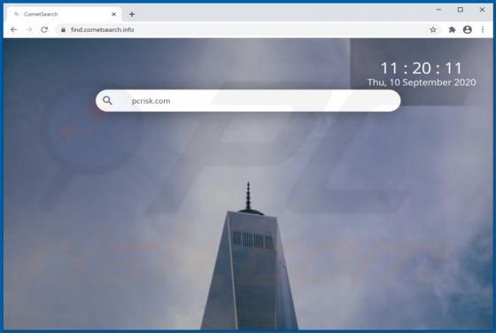 Sequestrador de Navegador Comet Search