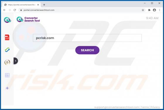 Sequestrador de Navegador ConverterSearchTool