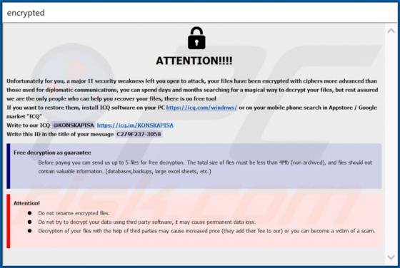 Ransomware ELDAOSLA