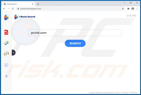 Sequestrador de Navegador IMovieSearch