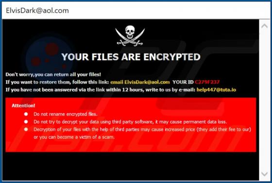 Ransomware Elvis