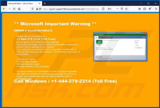 POP-UP da fraude ERROR # 0xuaO-0x156m(3)