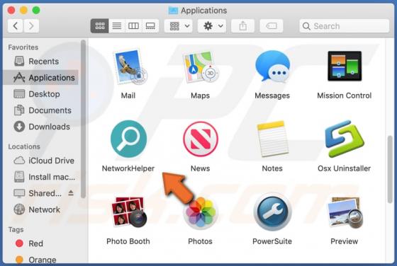 Adware NetworkHelper (Mac)