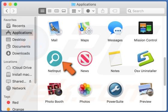 Adware NetInput (Mac)