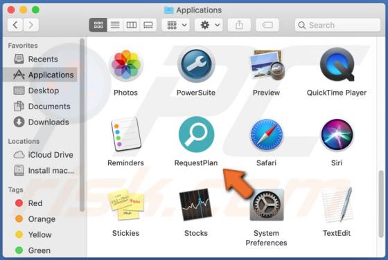 Adware RequestPlan (Mac)