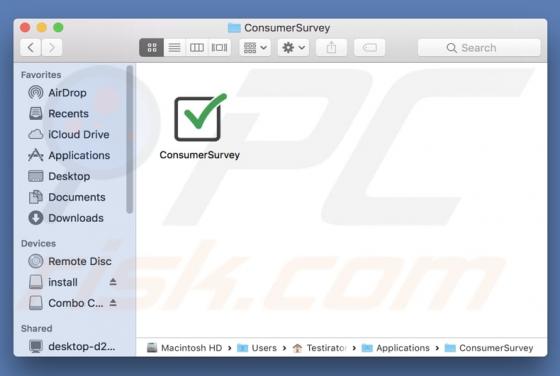 Adware ConsumerSurvey (Mac)