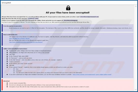 Ransomware 1500dollars