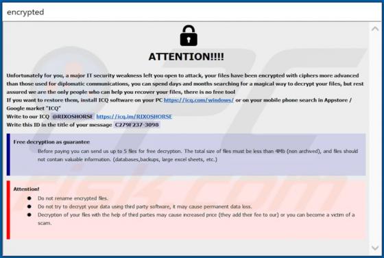 Ransomware HOTEL