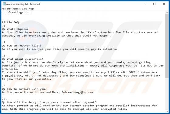 Ransomware Fair