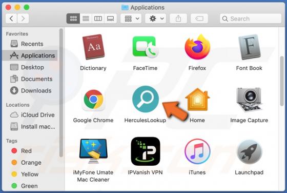 Adware HerculesLookup (Mac)