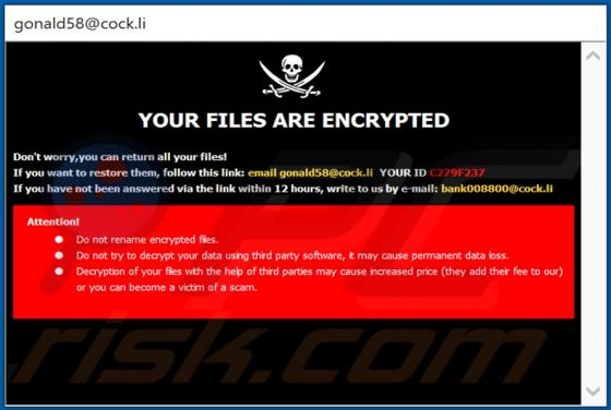 Ransomware GLB