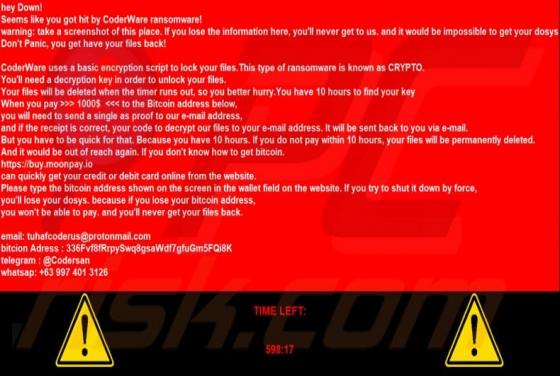 Ransomware CoderWare