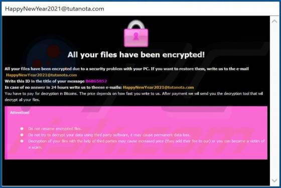 Ransomware Ufo
