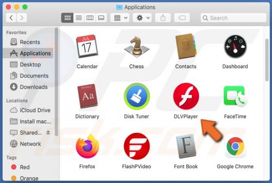 Adware DLVPlayer (Mac)