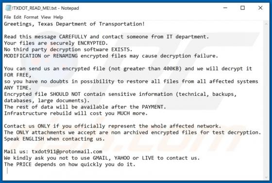 Ransomware RansomExx