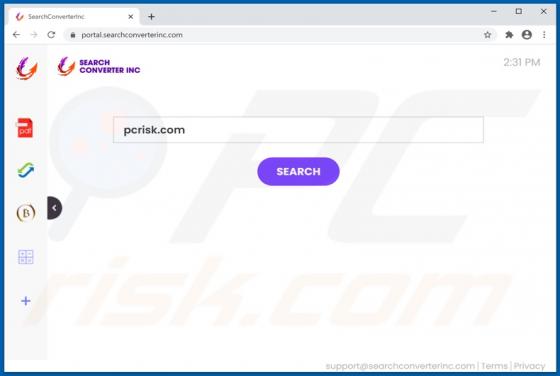 Sequestrador de Navegador SearchConverterInc