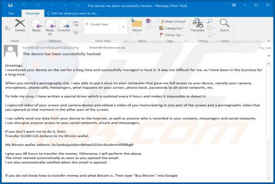 Fraude I Monitored Your Device On The Net For A Long Time