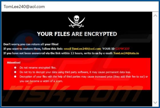 Ransomware TomLe