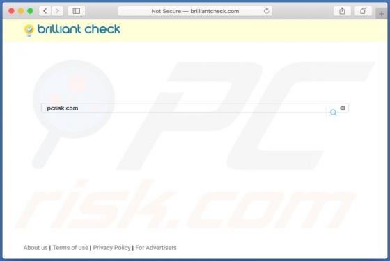 Sequestrador de Navegador Brilliant Check (Mac)