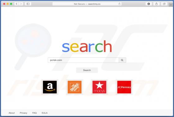 Redirecionamento Searchmy.co (Mac)