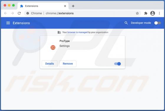 Sequestrador de Navegador ProType (Mac)