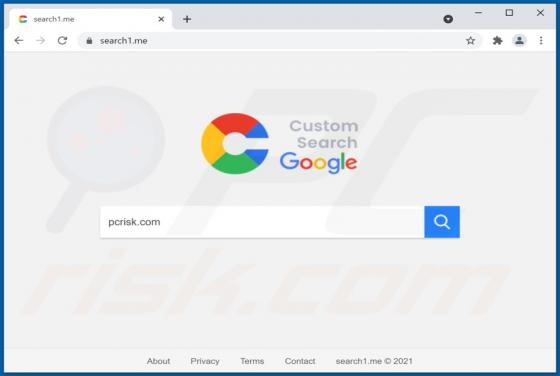 Redirecionamento Search1.me