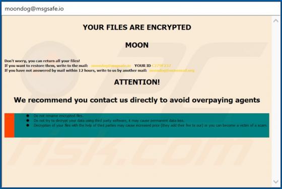 Ransomware MOON (Dharma)