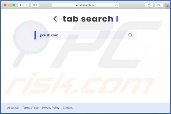 Redirecionamento Tabsearch.net (Mac)