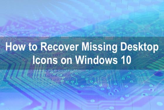 Como restaurar os ícones da área de trabalho que desapareceram do Windows 10?