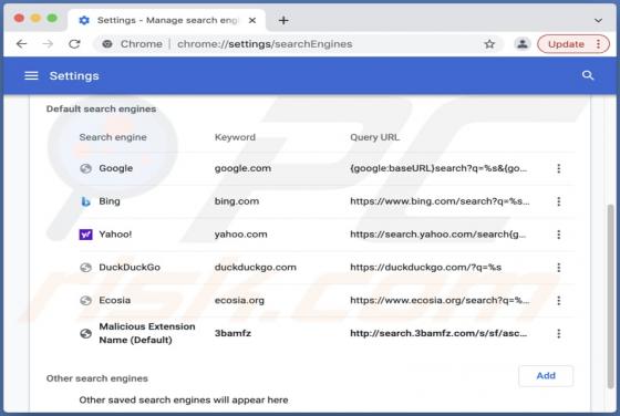 Redirecionamento Search.3bamfz.com (Mac)
