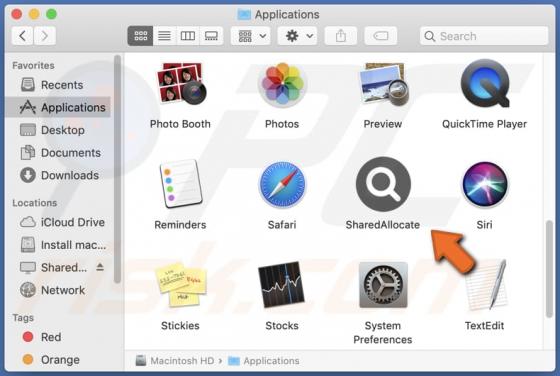Adware SharedAllocate (Mac)