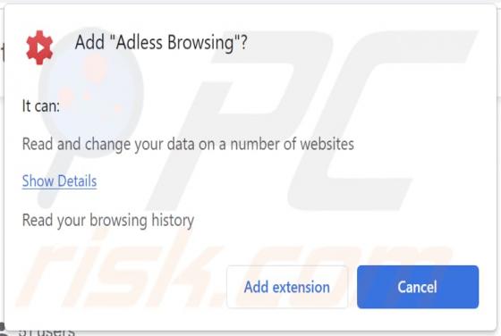 Adware Adless Browsing