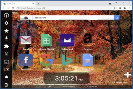 Sequestrador de Navegador Favtab.com
