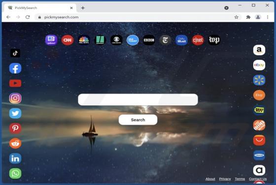 Sequestrador de Navegador PickMySearch