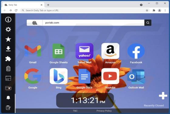 Sequestrador de Navegador Daily Tab