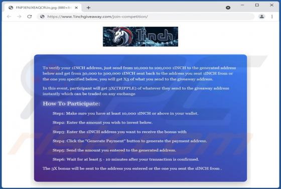 Fraude 1INCH Giveaway