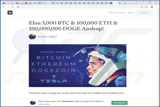 Fraude de Doação Tesla